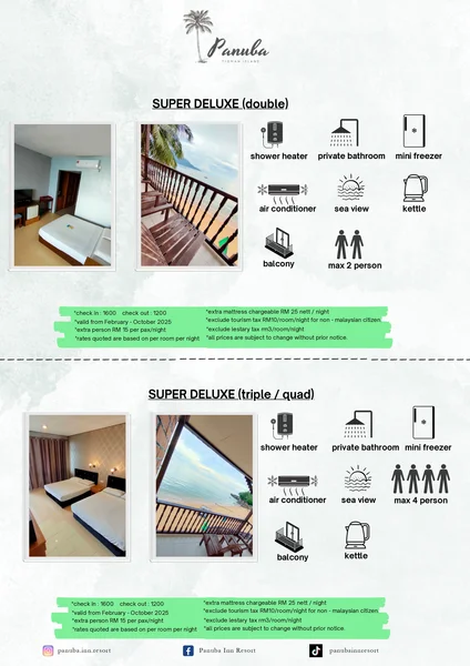 Rooms - Panuba Inn